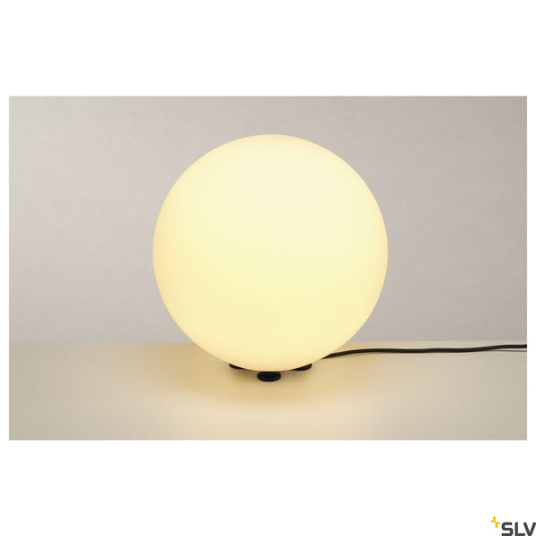 SLV ROTOBALL FLOOR 40 outdoor fitting, portable, white, E27, max. 24W, IP44 227220