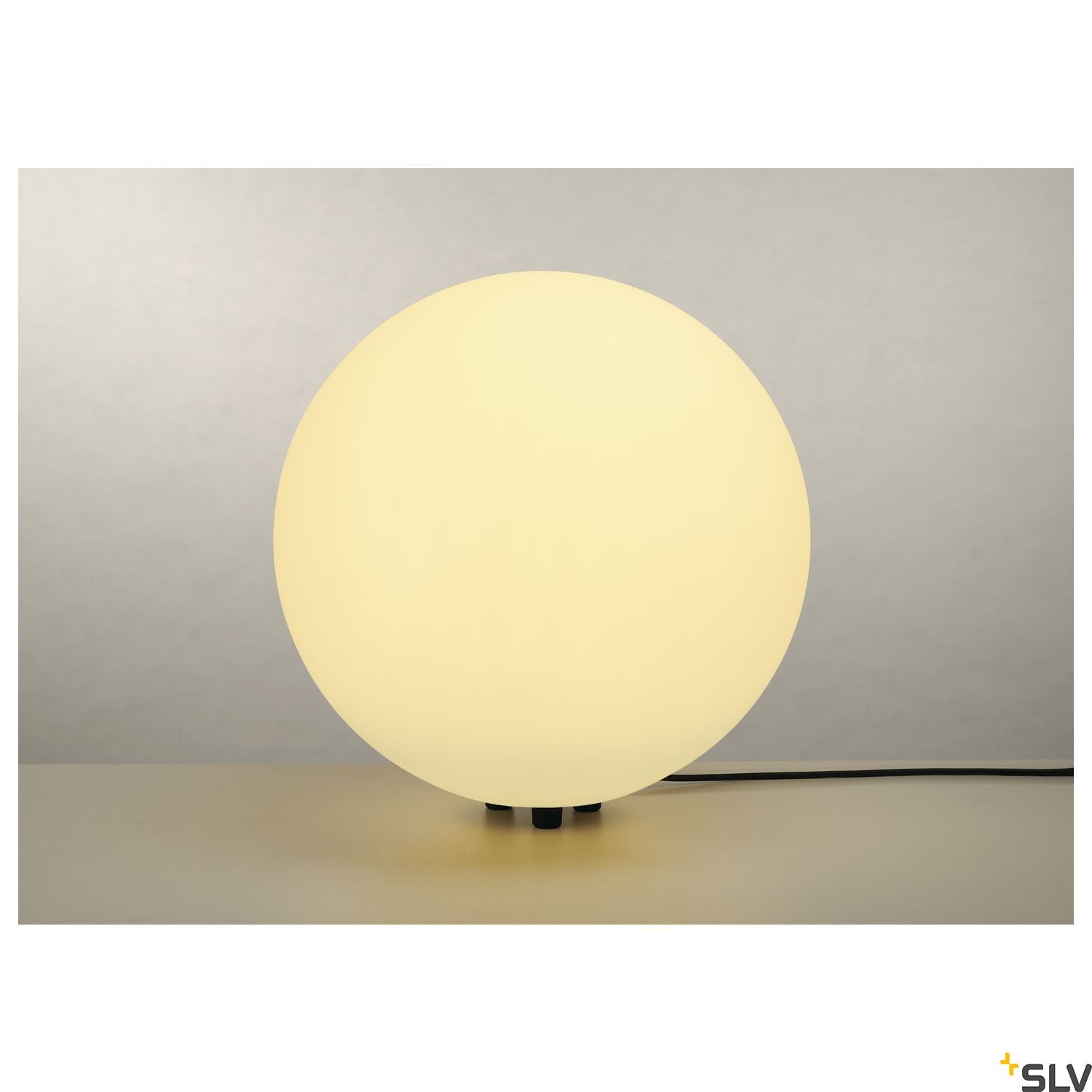 SLV ROTOBALL FLOOR 50 outdoor fitting, portable, white, E27, max. 24W, IP44 227221