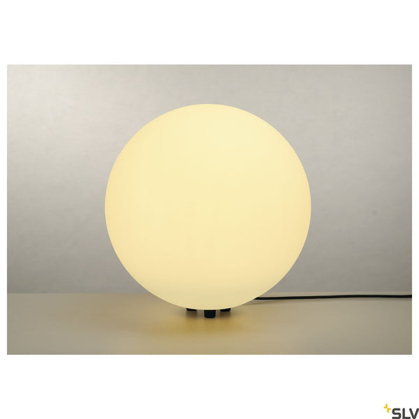 SLV ROTOBALL FLOOR 50 outdoor fitting, portable, white, E27, max. 24W, IP44 227221