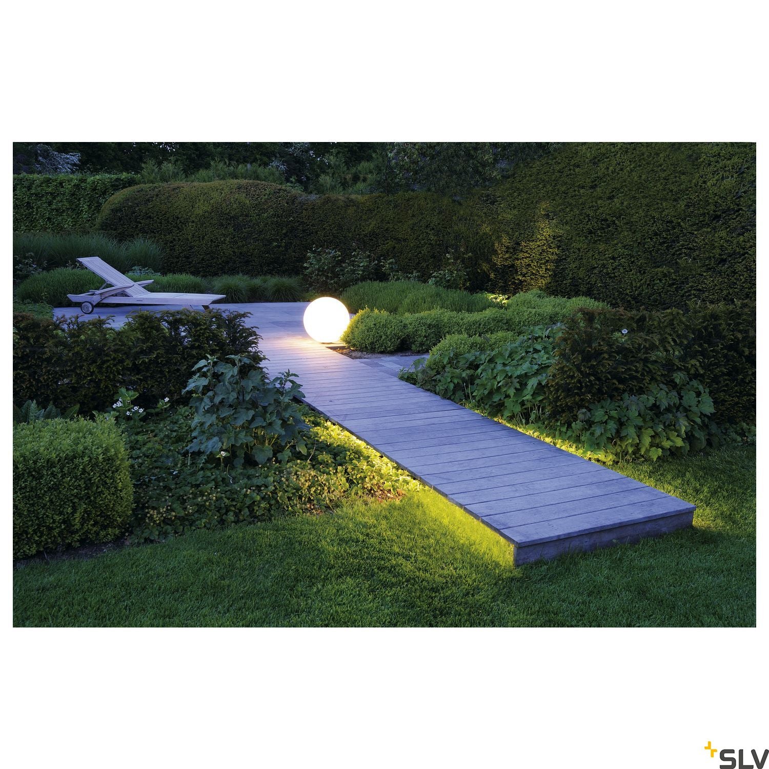 SLV ROTOBALL FLOOR 50 outdoor fitting, portable, white, E27, max. 24W, IP44 227221