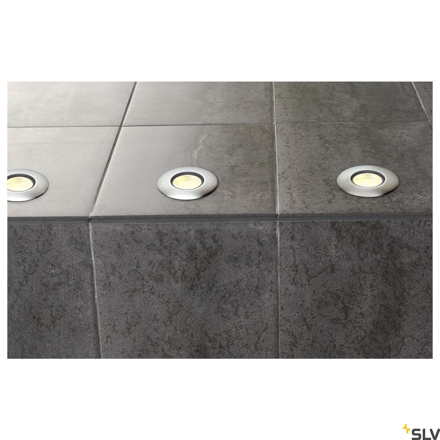 SLV TRAIL-LITE recessed fitting, stainless steel 316, 4 LED, 0.3W, 3000K 227462