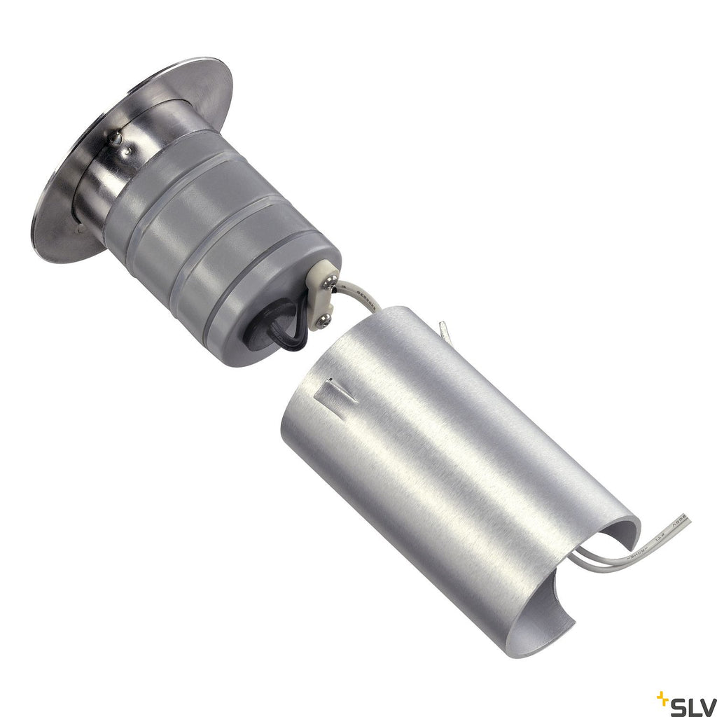 SLV TRAIL-LITE recessed fitting, stainless steel 316, 4 LED, 0.3W, 3000K 227462