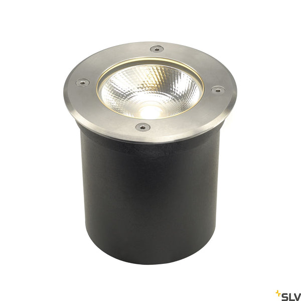 SLV ROCCI inground fitting, round, stainless steel 316, 6W COB LED, 3000K, incl. driver 227600