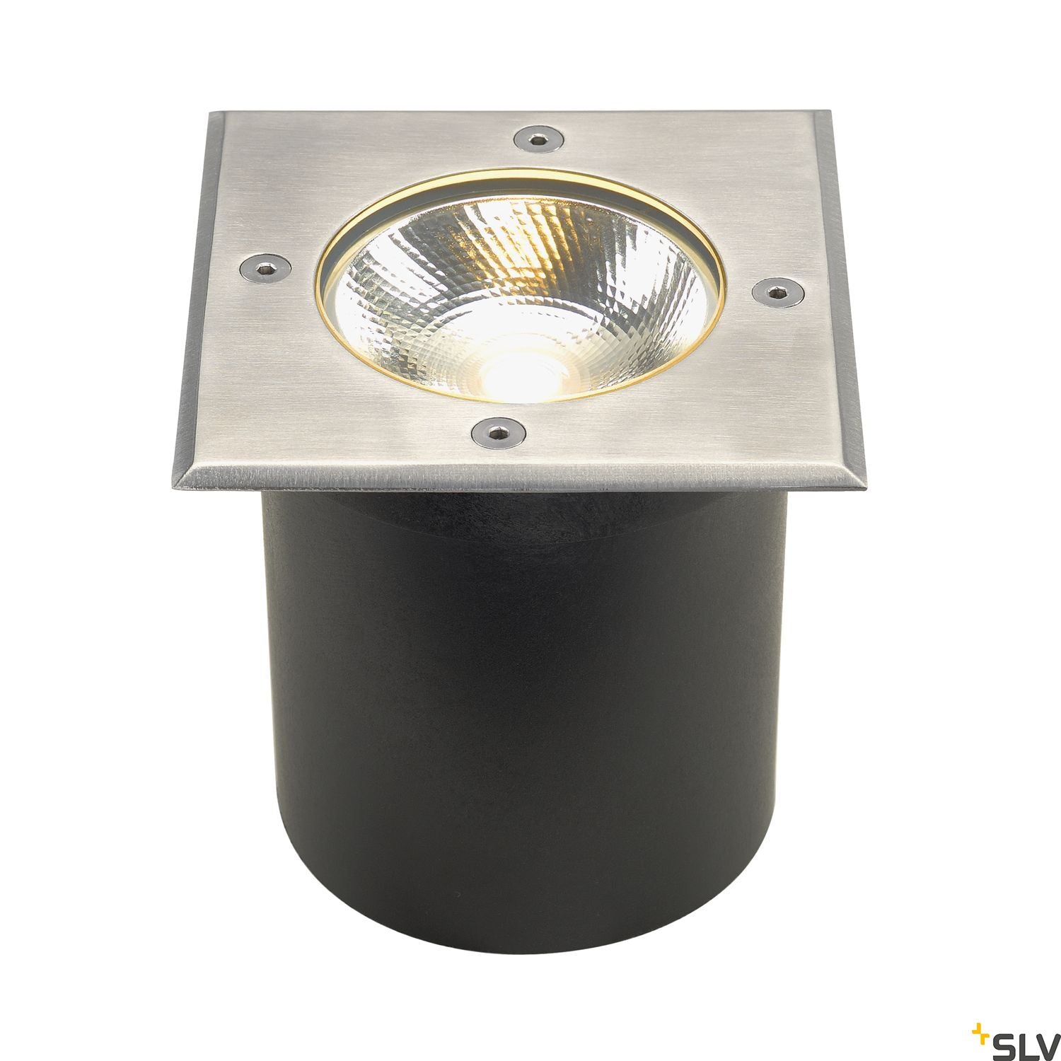 SLV ROCCI inground fitting, square , stainless steel 316, 6W COB LED, 3000K, incl. driver 227604