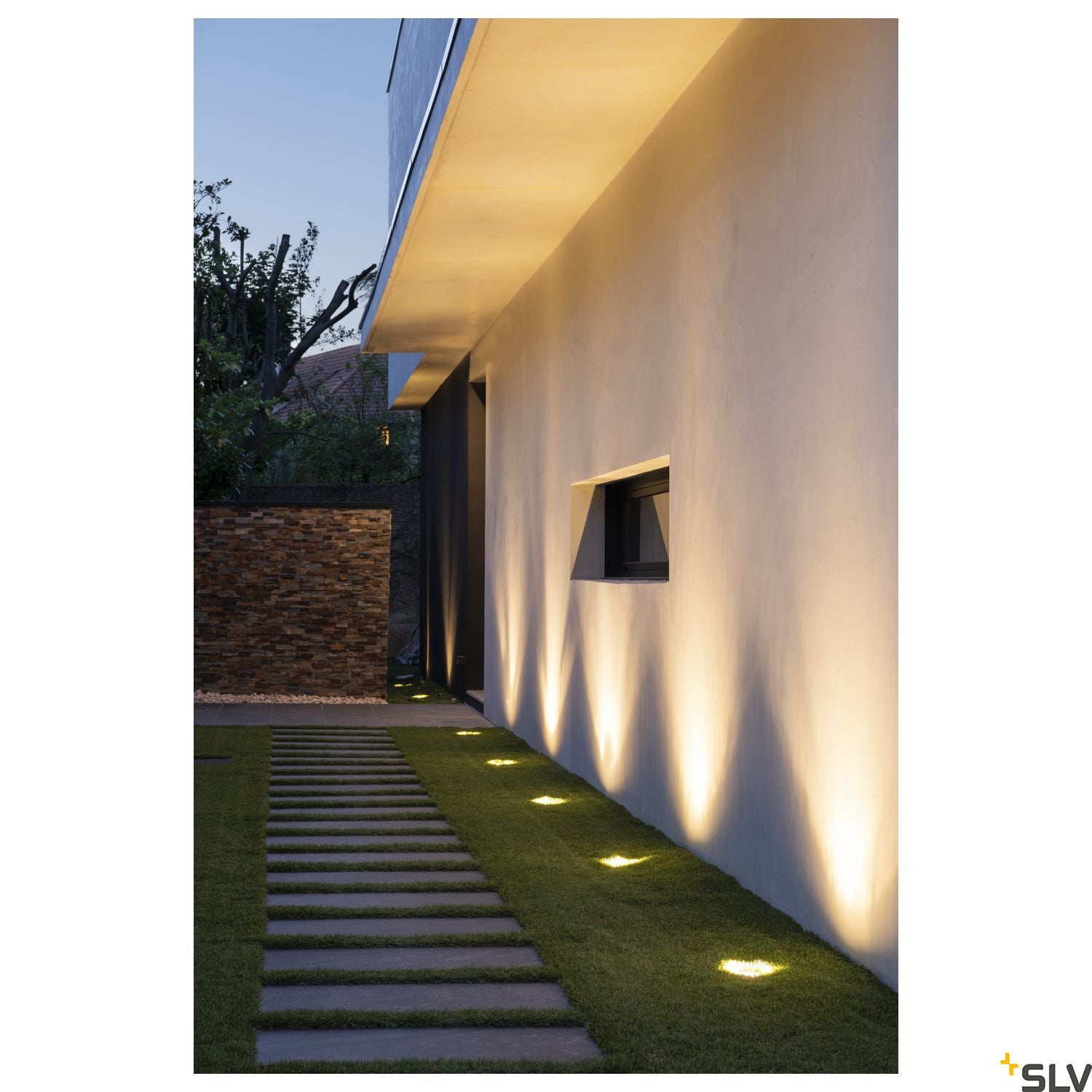 SLV ROCCI inground fitting, square , stainless steel 316, 6W COB LED, 3000K, incl. driver 227604
