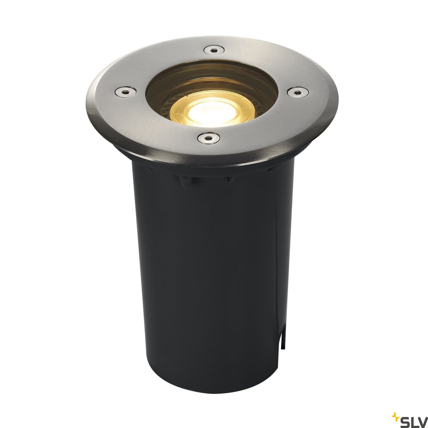 SLV SOLASTO Drive Way Light, round, stainless steel bezel, GU10 max. 6W 227680