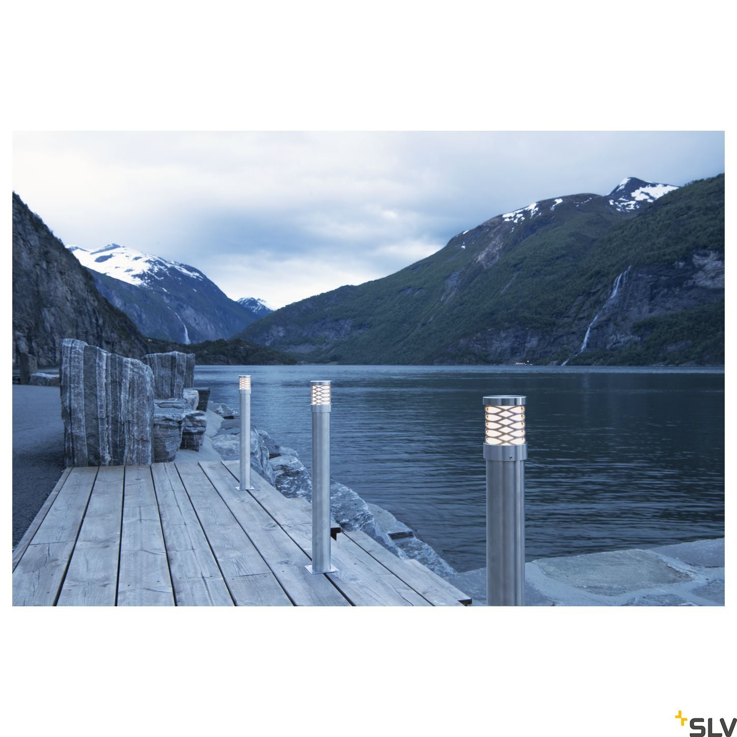 SLV TRUST 60 LED floor stand, stainless steel 316, LED 228110