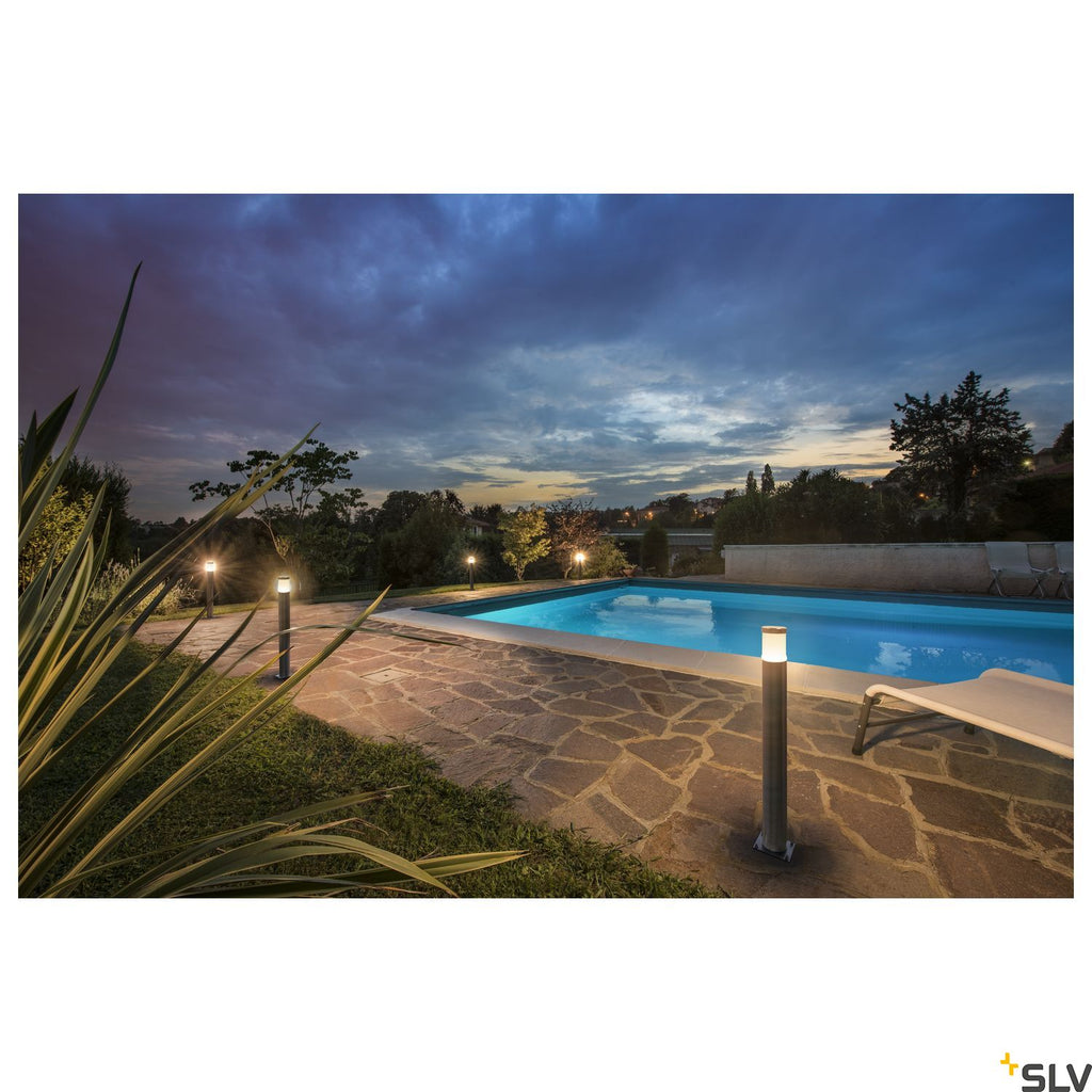 SLV TRUST 60 LED floor stand, stainless steel 316, LED 228110