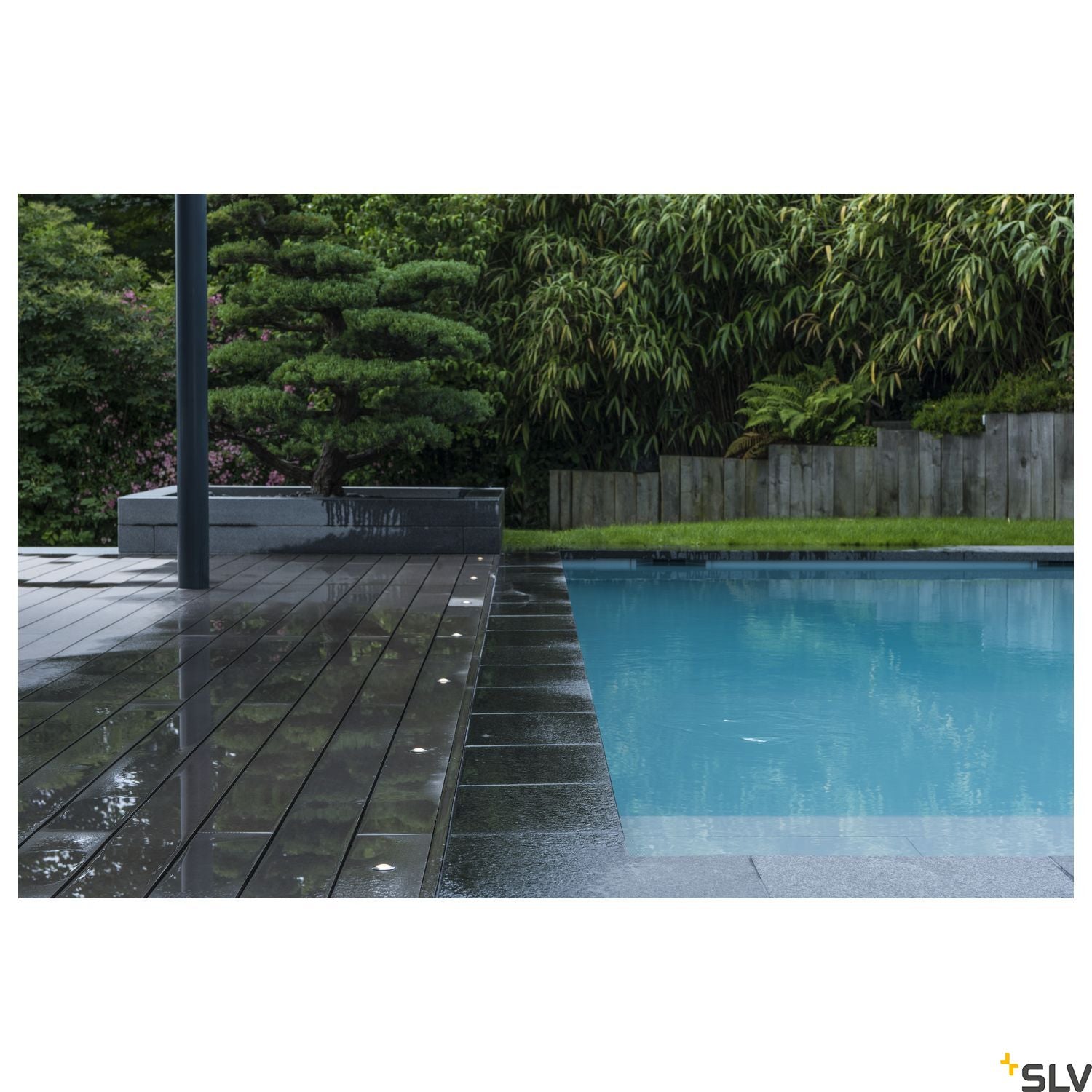SLV POWER TRAIL-LITE ROUND Deck Light, stainless steel 316, 1W LED, 3000K, IP67 228332