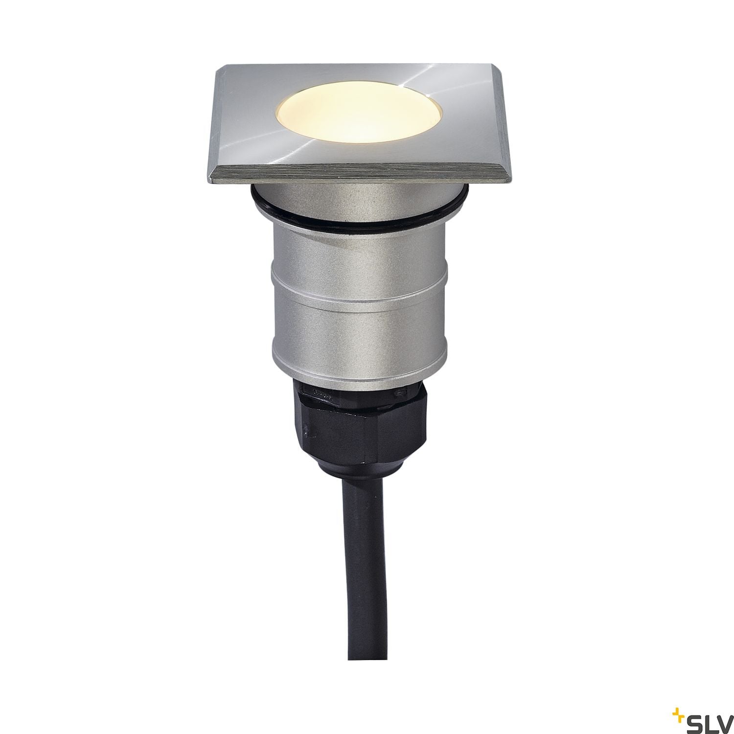 SLV POWER TRAIL-LITE SQUARE, stainless steel 316, 1W LED, 3000K, IP67 228342