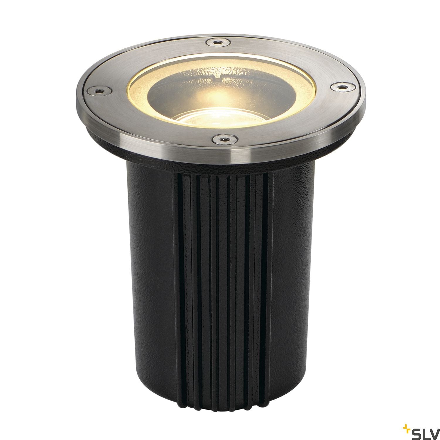 SLV DASAR EXACT GU10 inground fitting, round, stainless steel 316, max. 35W, IP67 228430