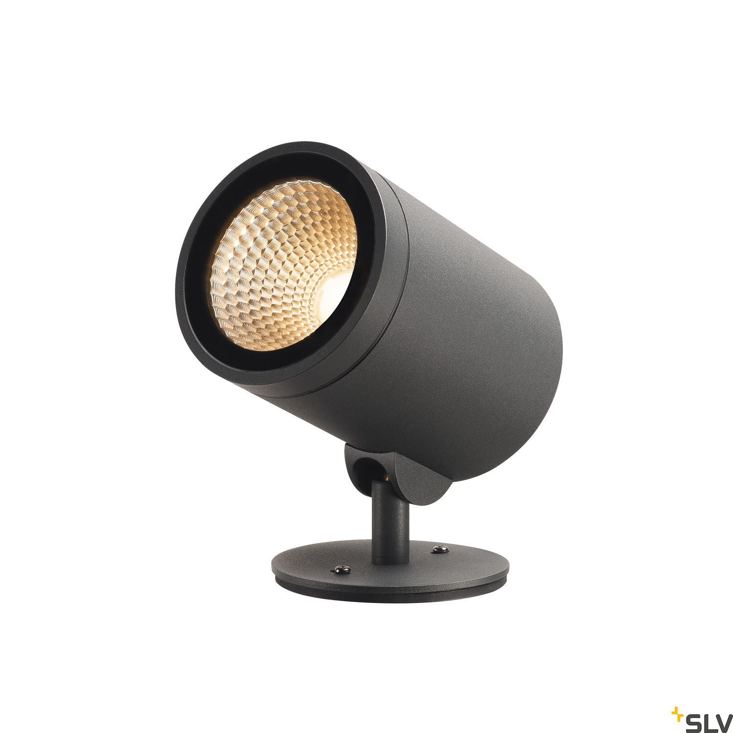 SLV HELIA, outdoor pathway and floor stand, LED, 3000K, round, anthracite, 15W, can be converted to a spike luminaire 228555