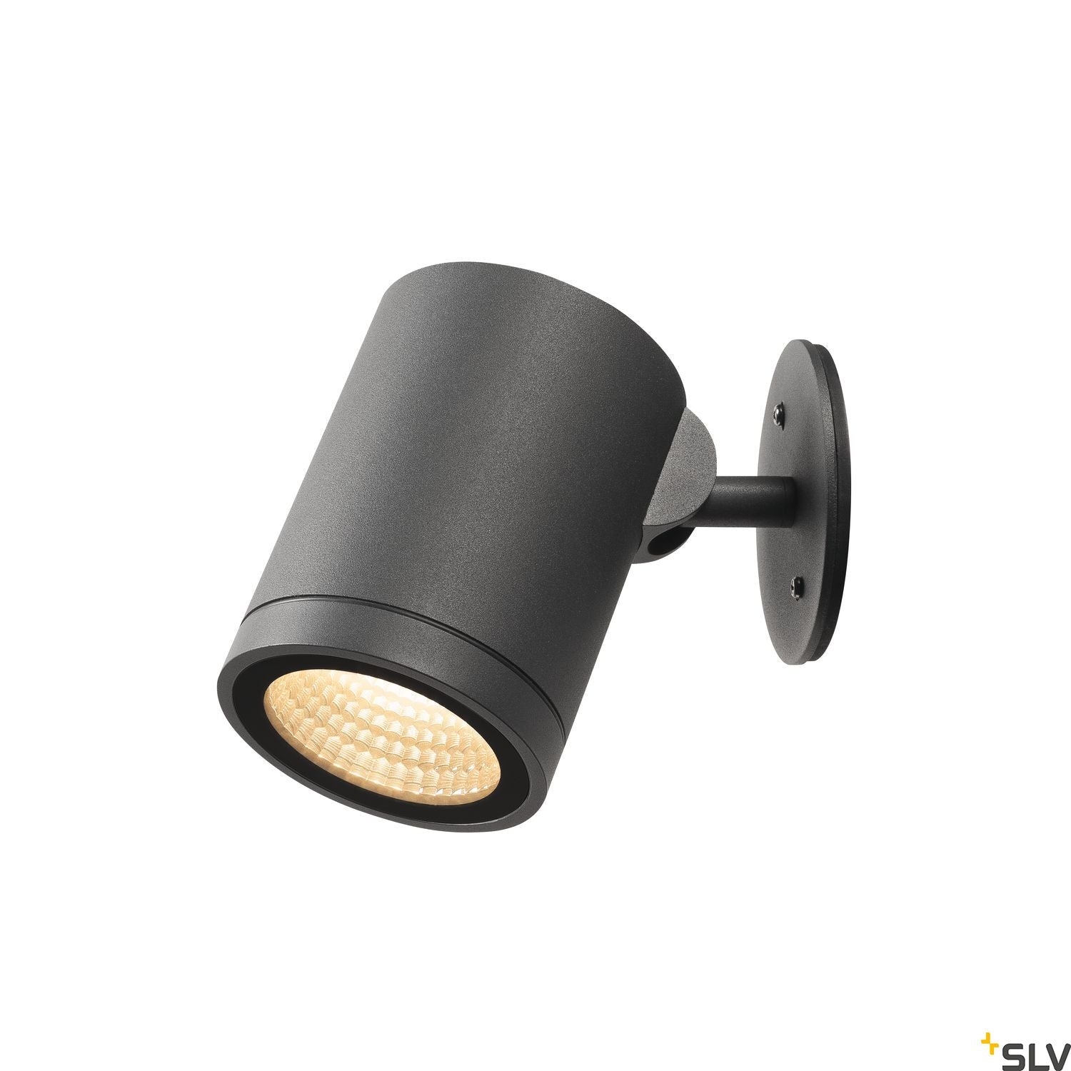 SLV HELIA, outdoor pathway and floor stand, LED, 3000K, round, anthracite, 15W, can be converted to a spike luminaire 228555
