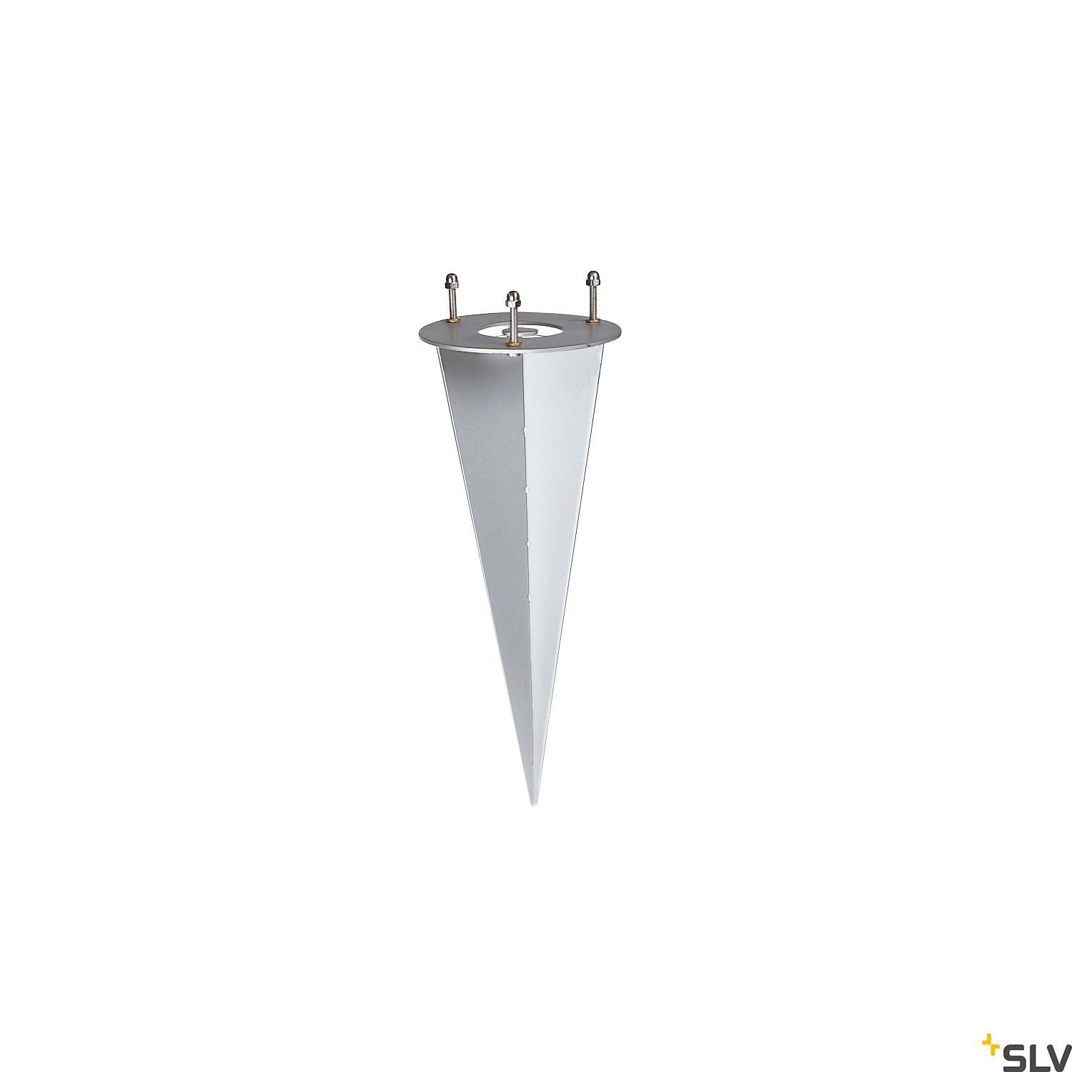 SLV Earth spike for garden lights, galvanised steel 228722