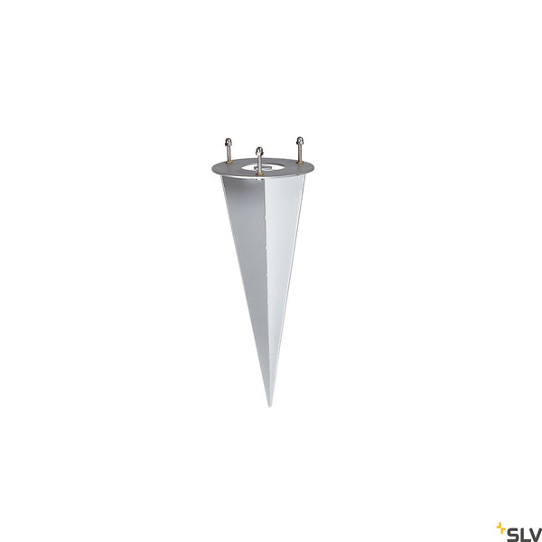 SLV Earth spike for garden lights, galvanised steel 228722