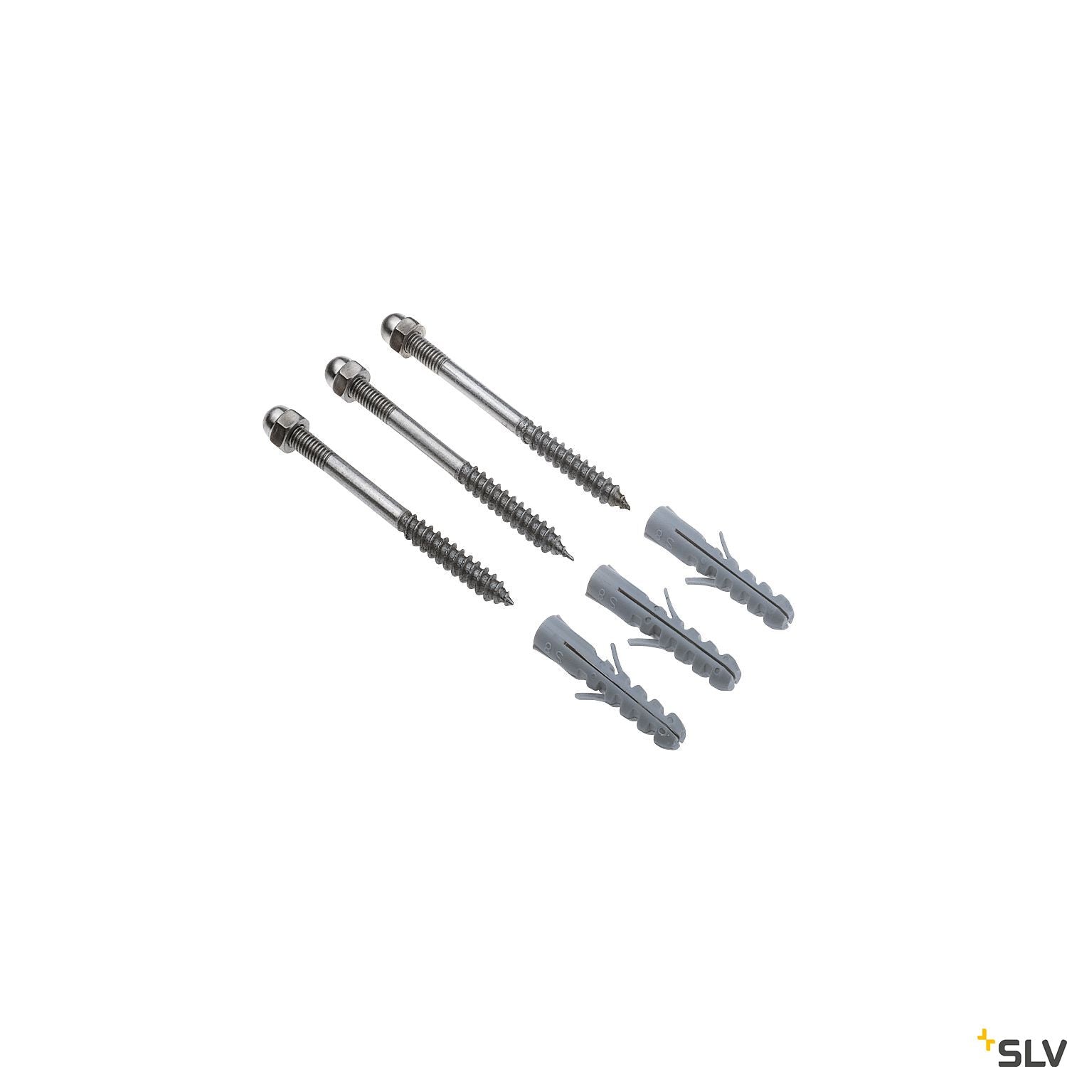 SLV Hanger bolt set, stainless steel, M6, incl. caps, plugs and washers 228752
