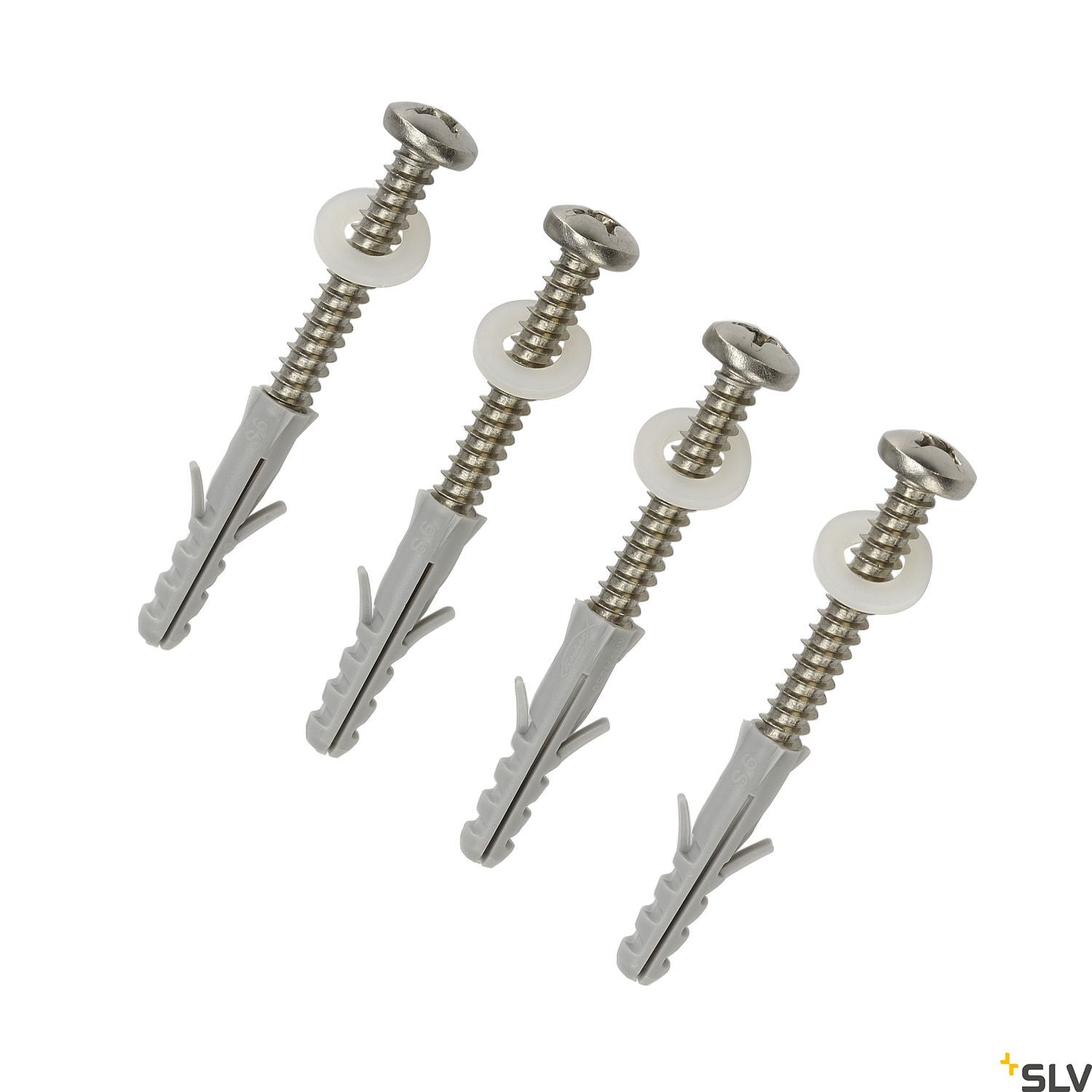 SLV Hanger bolt set, stainless steel, M5, incl. plugs and washers 228754