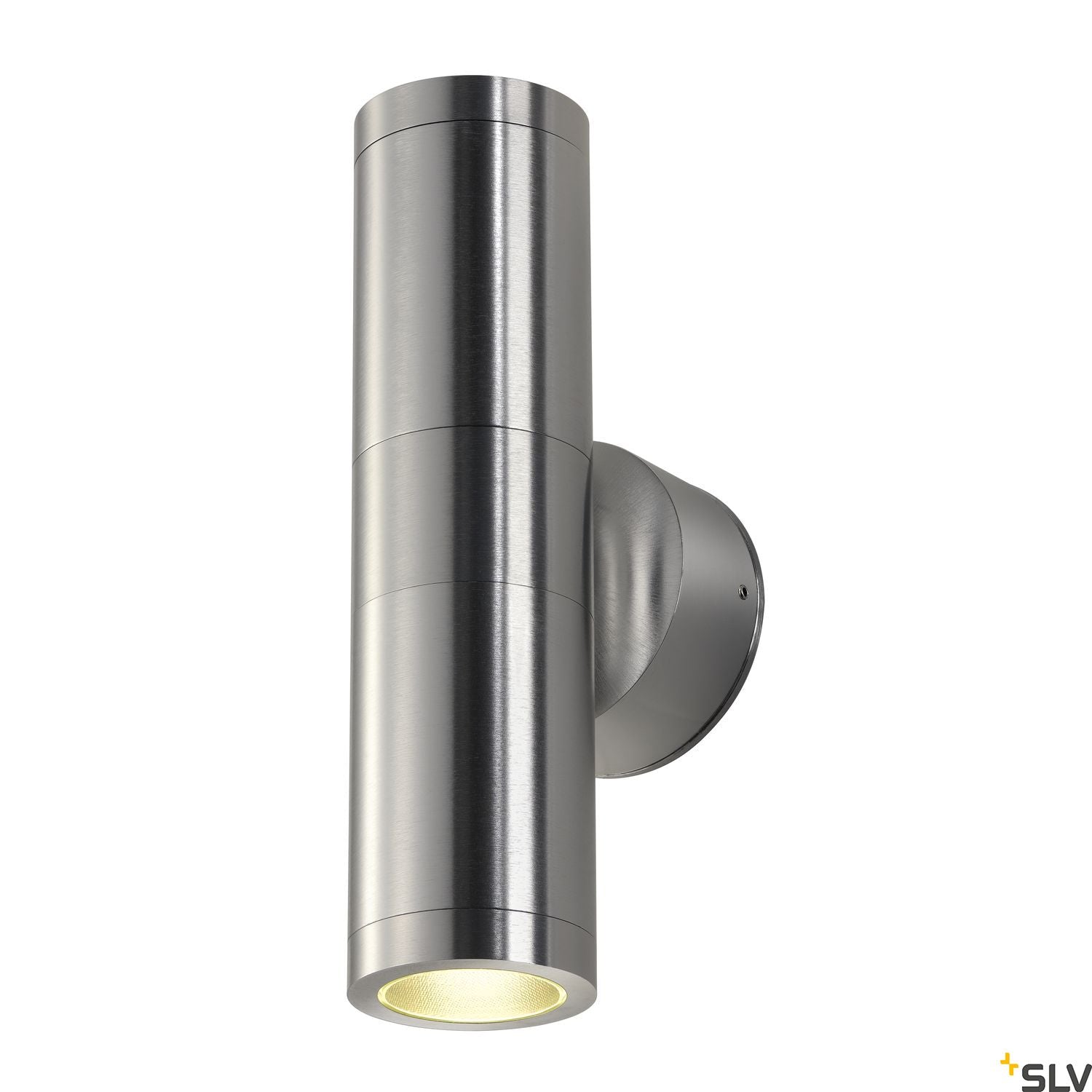 SLV ASTINA OUT ESL, alu brushed, 2x GU10, max. 2x 11W, IP44 228776