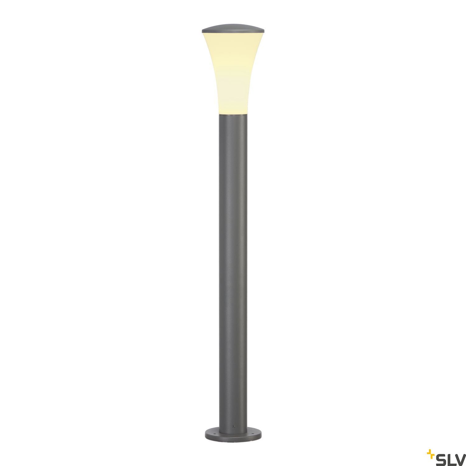 SLV ALPA CONE 100 bollard light, stone grey, E27 Energy Saver, max. 24W, IP55 228925