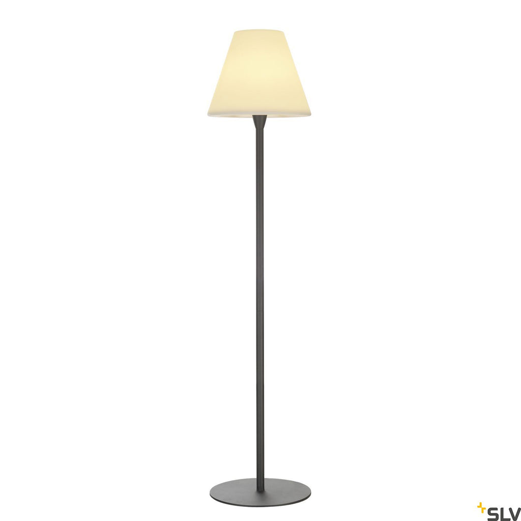 SLV ADEGAN outdoor floor stand, anthracite/white, E27 Energy Saver, max. 24W, IP54 228965