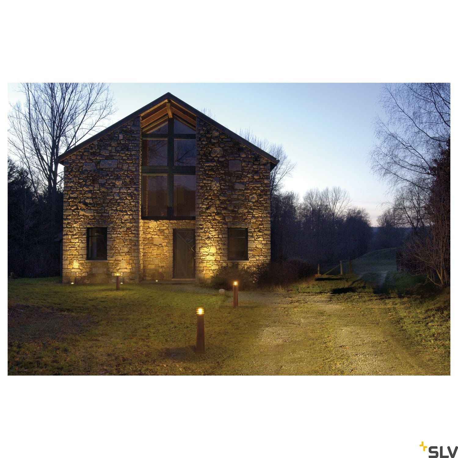 SLV RUSTY 70 bollard light, rusted iron, E27 Energy Saver, max. 11W, IP55 229021