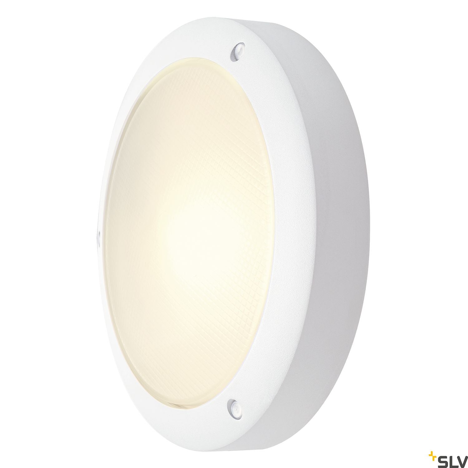 SLV BULAN wall and ceiling light, round, white, E14, max. 60W, frosted glass 229071