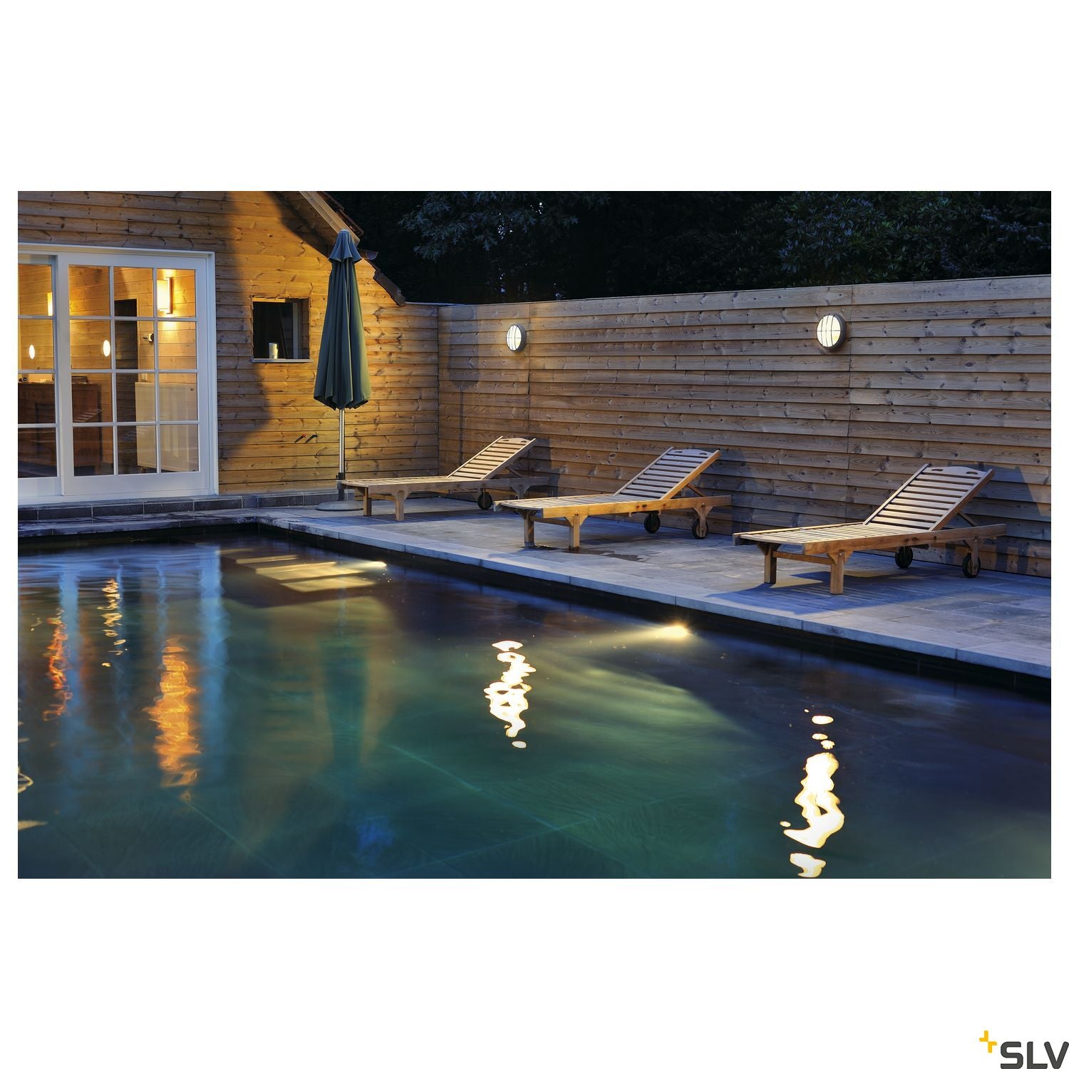 SLV BULAN GRID wall and ceiling light, round, anthracite, E27, max. 2x 25W, PC cover 229085