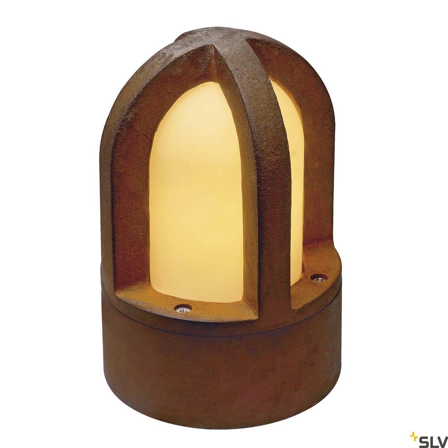 SLV RUSTY CONE floor light, rusted iron, E14, max. 40W, IP54 229430