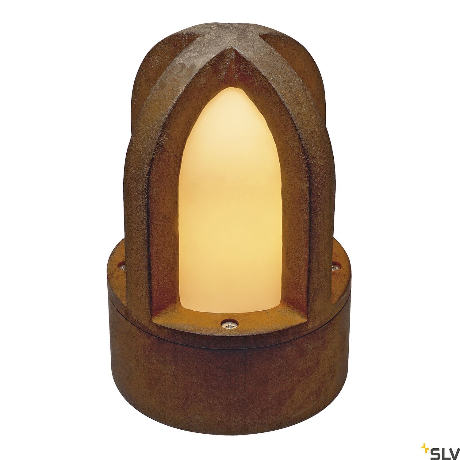 SLV RUSTY CONE floor light, rusted iron, E14, max. 40W, IP54 229430