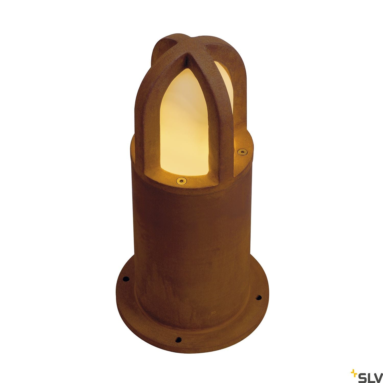 SLV RUSTY CONE 40 bollard light, rusted iron, E27 Energy Saver, max. 11W, IP54 229431