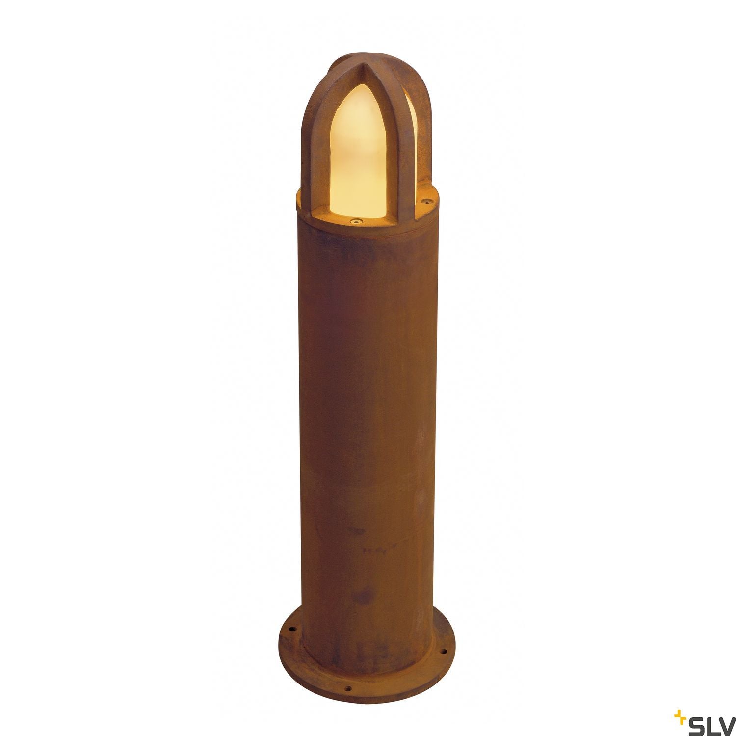 SLV RUSTY CONE 70 bollard light, rusted iron, E27 Energy Saver, max. 11W, IP54 229432