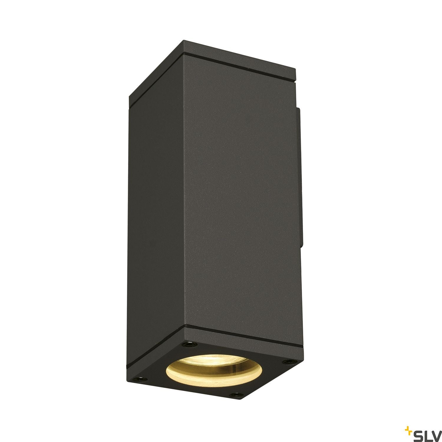 SLV THEO WALL OUT, wall light, square, anthracite, GU10, max. 35W 229525