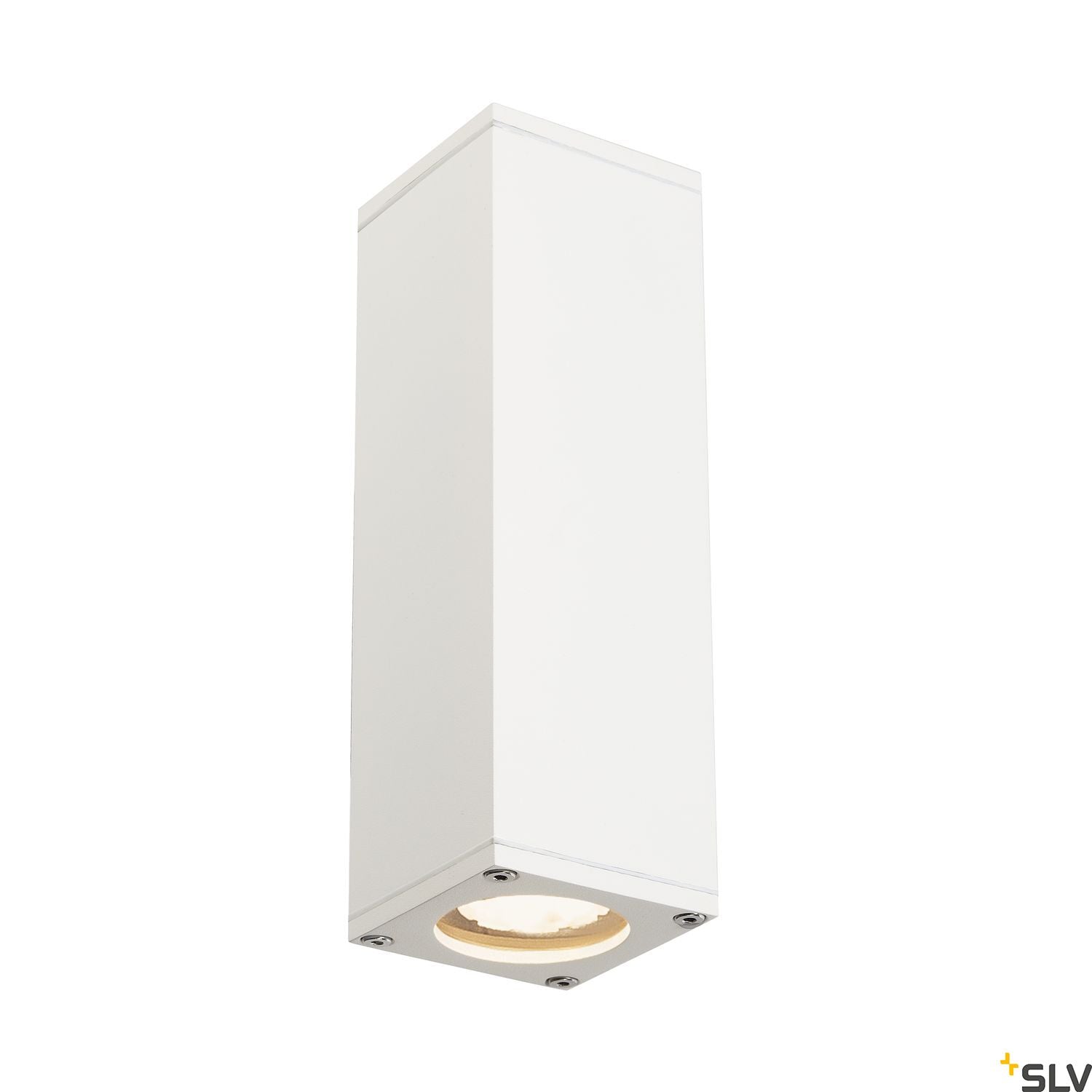 SLV THEO UP/DOWN OUT wall light, square, white, GU10, max. 2x35W 229531