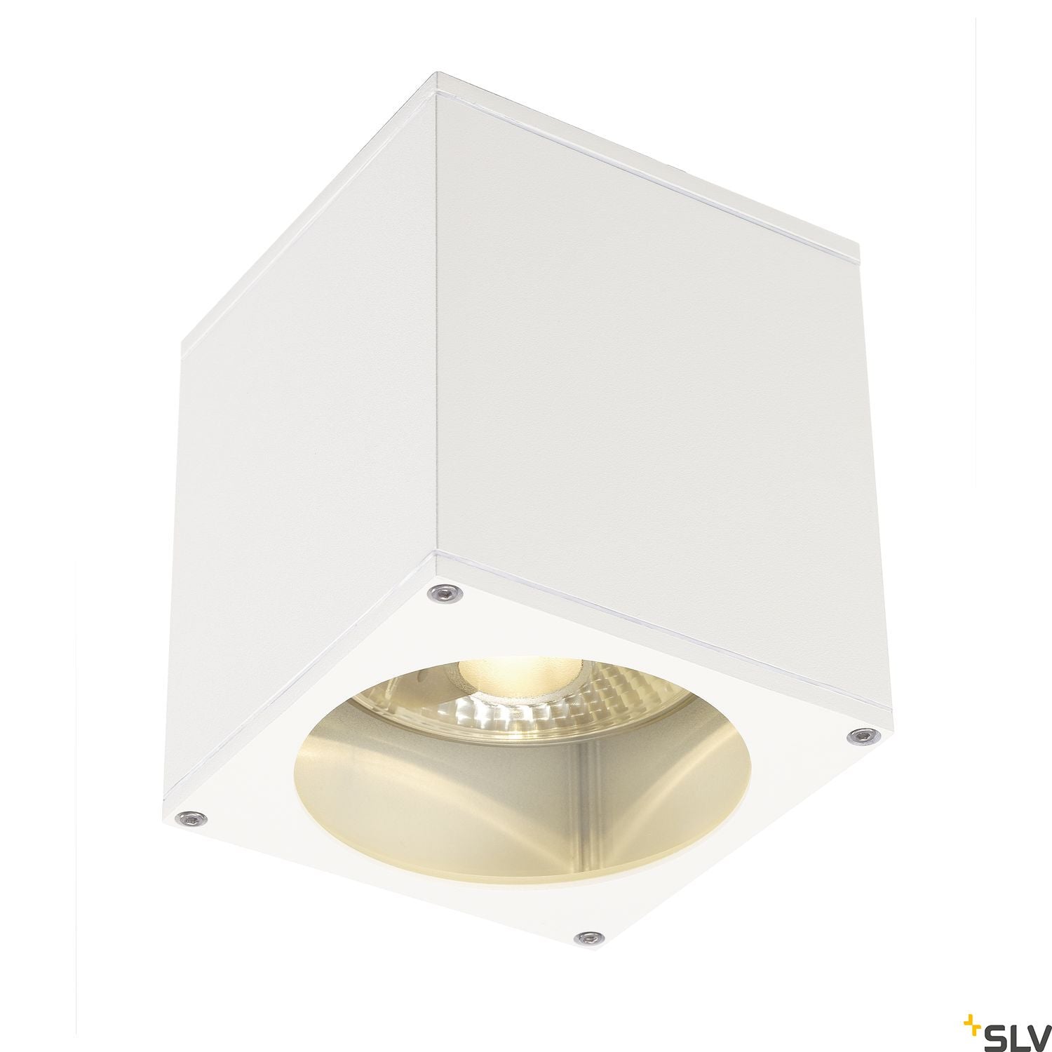 SLV BIG THEO CEILING OUT ceiling light, square, white, ES111, max. 75W 229551
