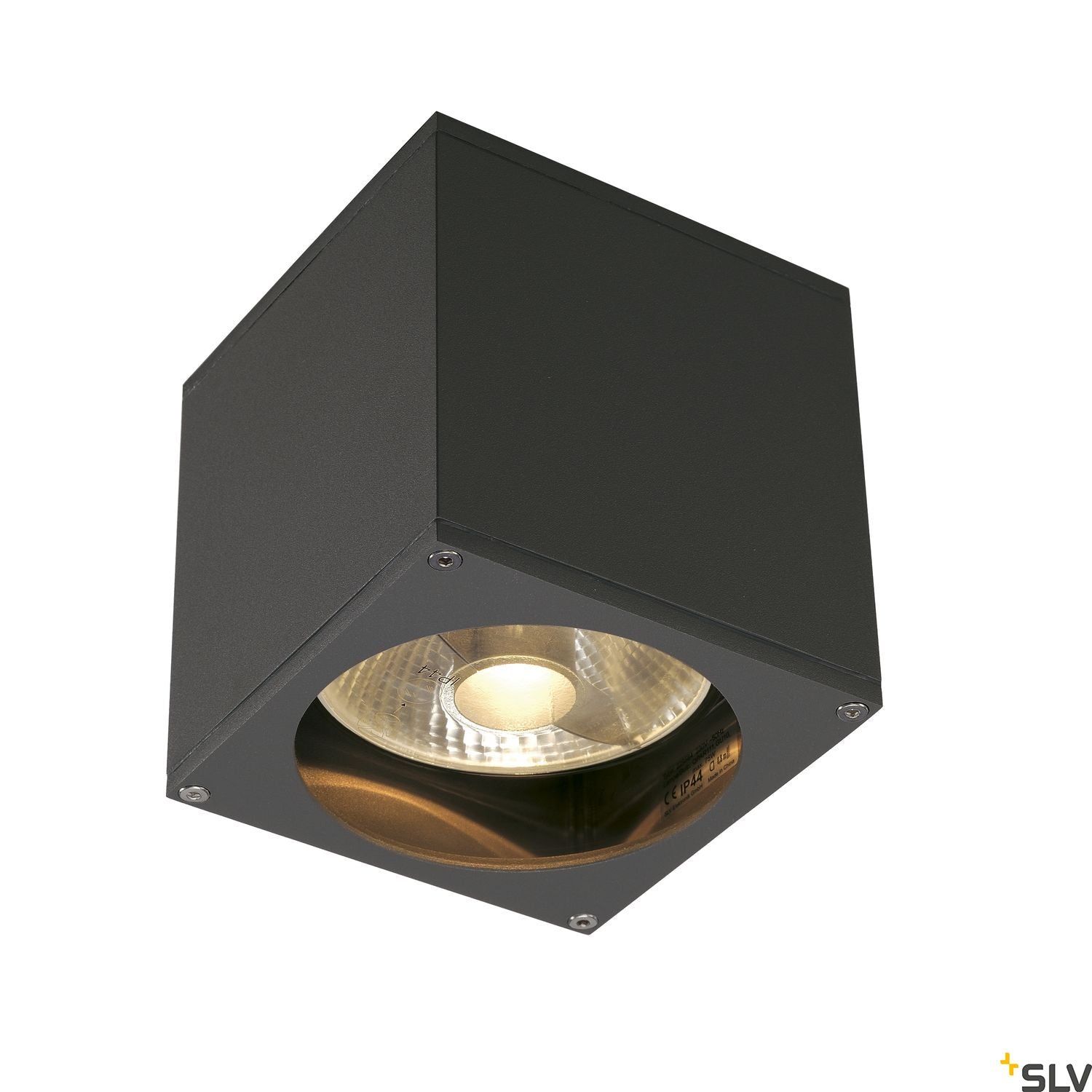SLV BIG THEO WALL OUT wall light, square, anthracite, ES111, max. 75W 229565