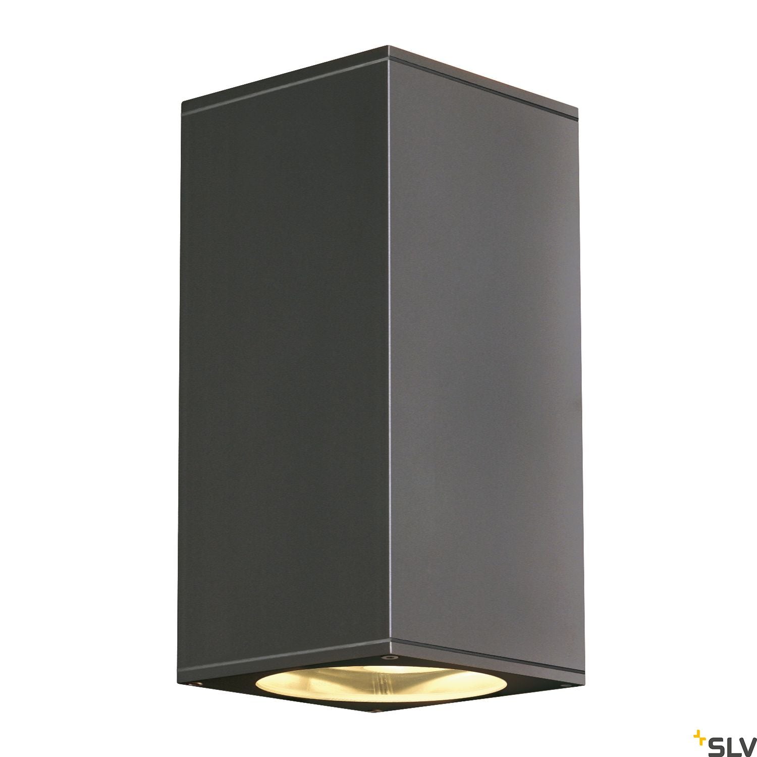 SLV BIG THEO UP/DOWN OUT wall light , square, anthracite, ES111, max. 2x75W 229575