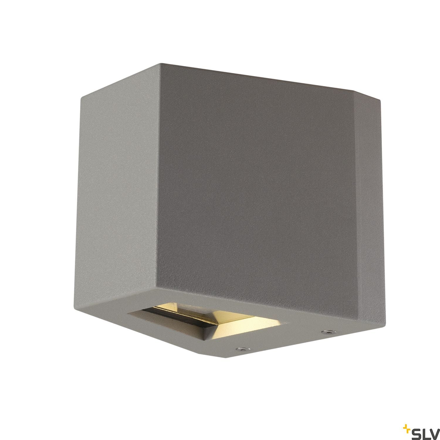 SLV OUT BEAM LED wall light, beam up / flood down, silver-grey, IP44 229664