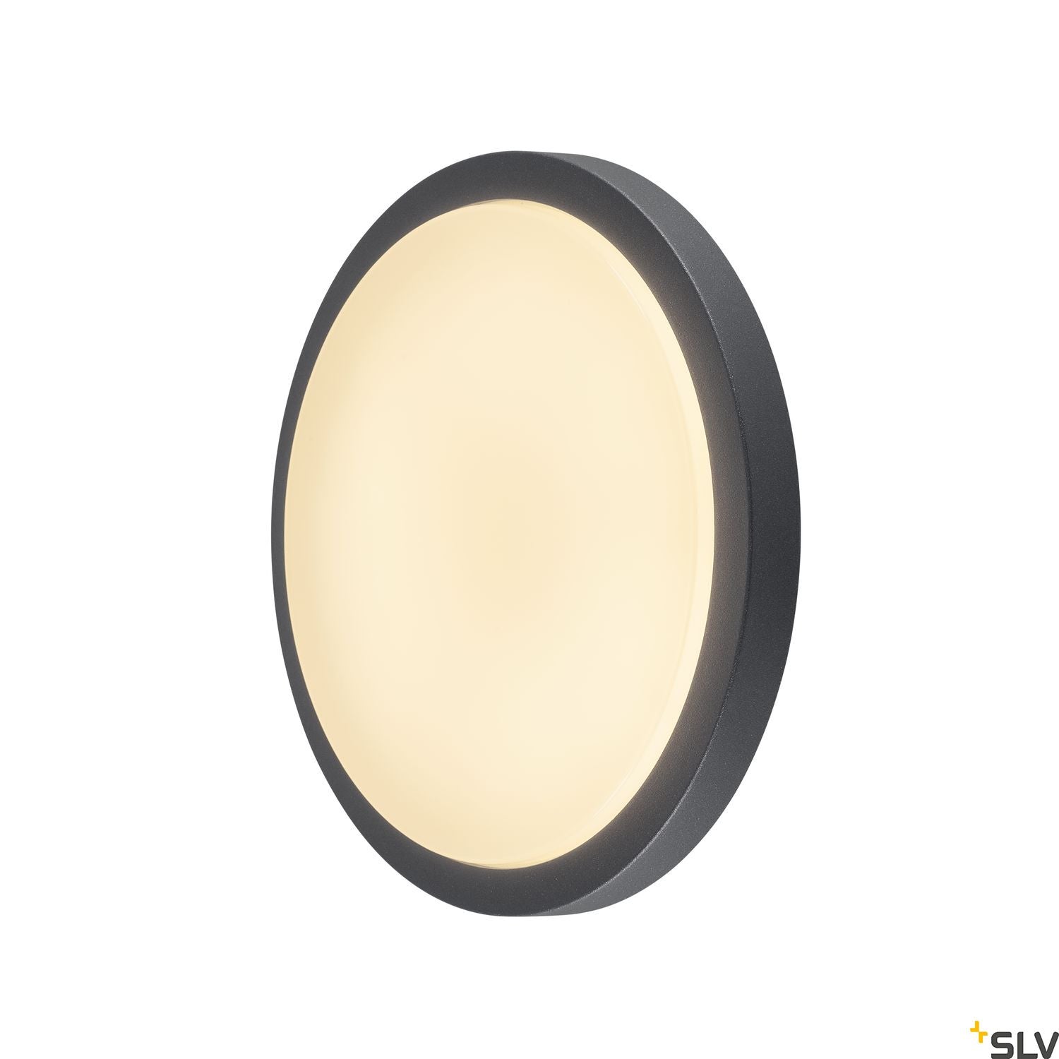 SLV AINOS, ceiling light, LED, 3000K, round, anthracite 229965