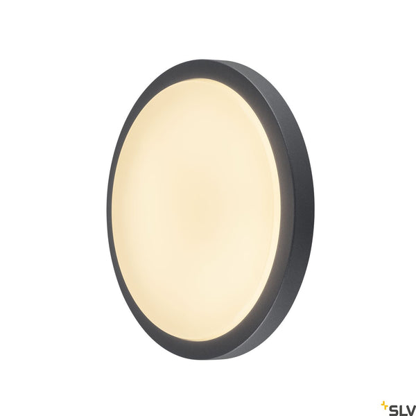SLV AINOS, ceiling light, LED, 3000K, round, anthracite 229965