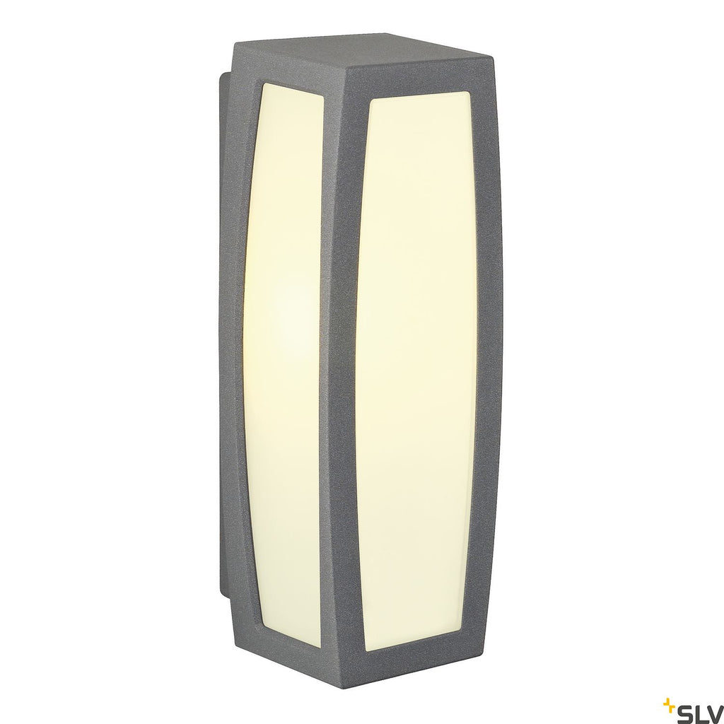 SLV MERIDIAN BOX wall and ceiling light, anthracite, E27, max. 25W 230045