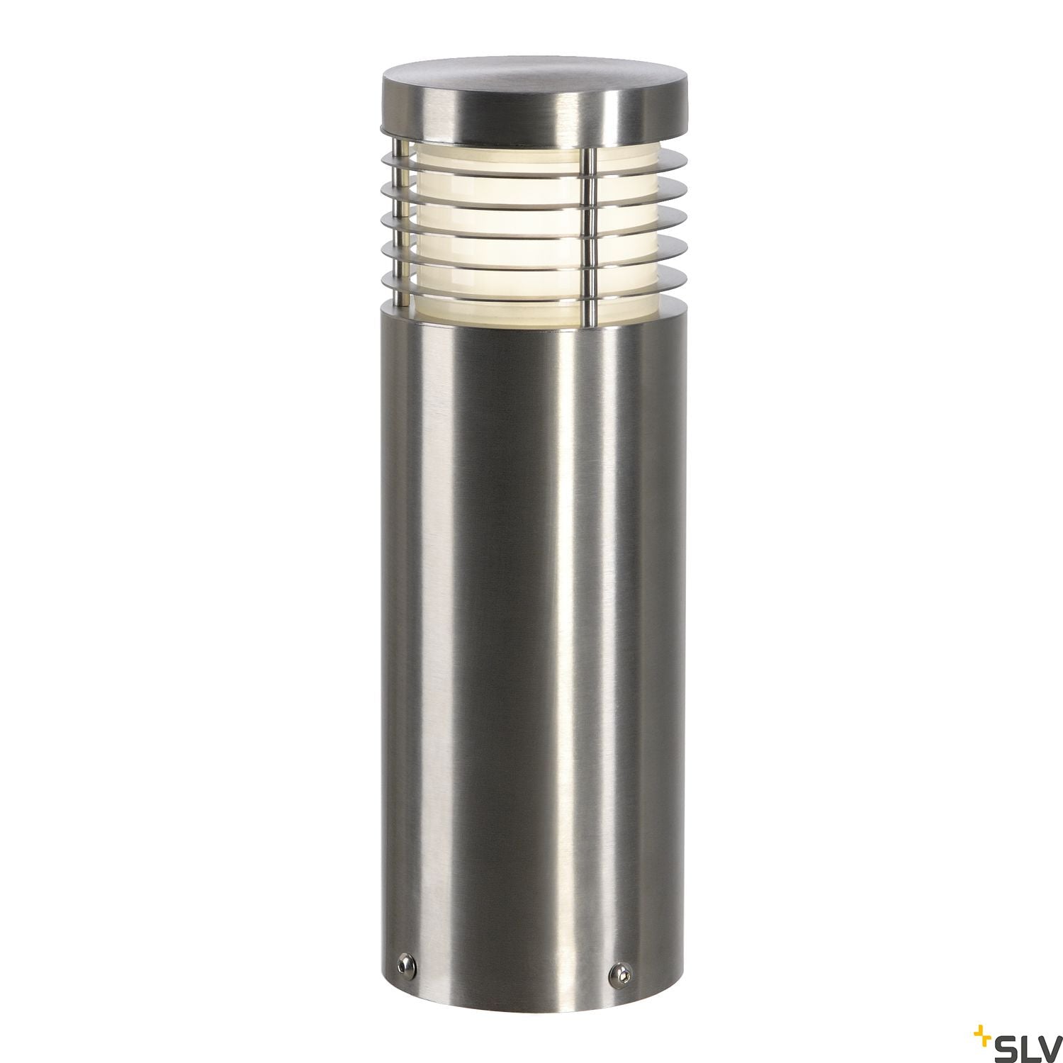 SLV VAP SLIM 30 bollard light, stainless steel brushed, E27, max. 20W 230063