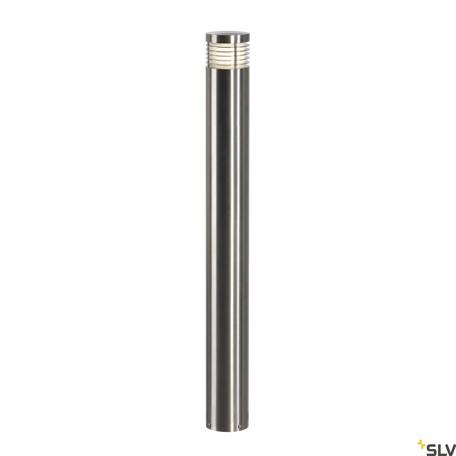 SLV VAP SLIM 90 bollard light, stainless steel brushed, E27, max. 20W 230069