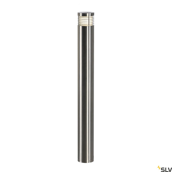 SLV VAP SLIM 90 bollard light, stainless steel brushed, E27, max. 20W 230069