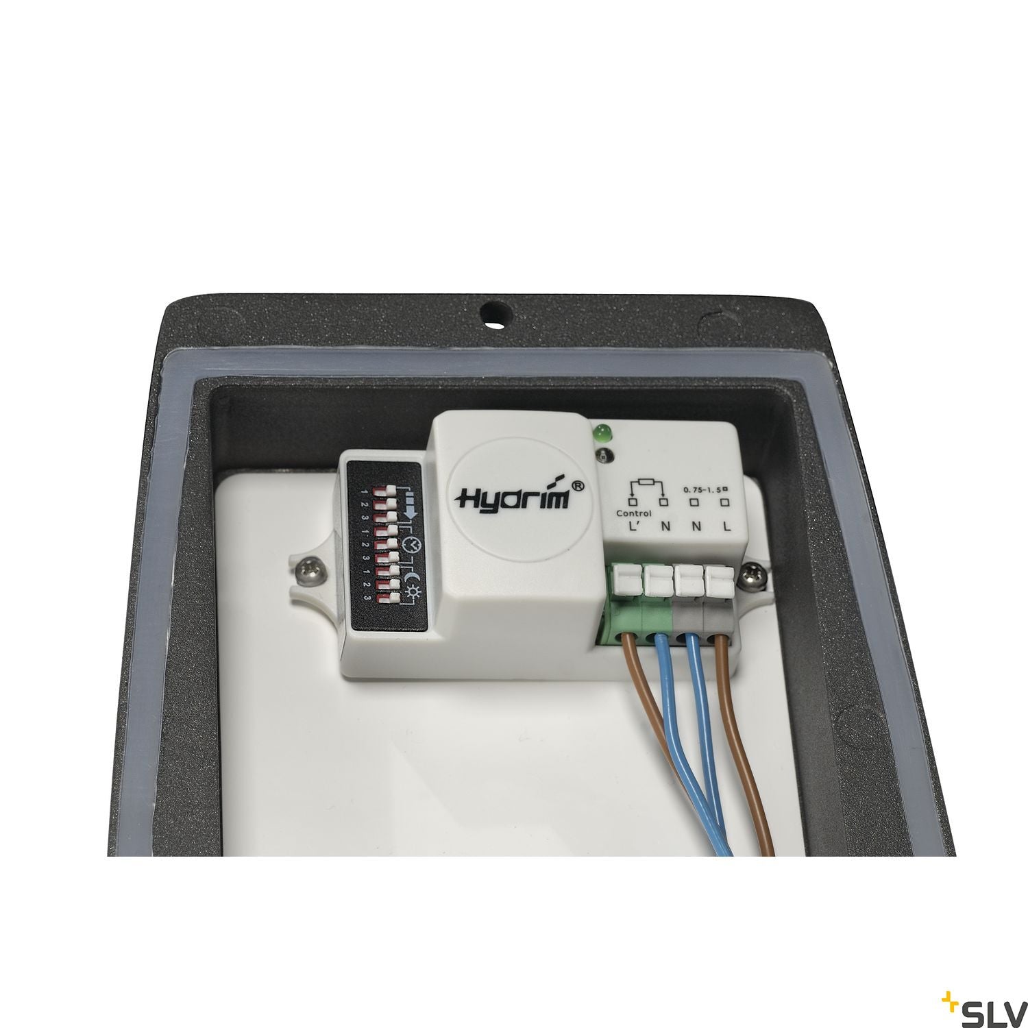 SLV MERIDIAN BOX wall and ceiling light, anthracite, E27, max. 20W, with motion sensor 230085