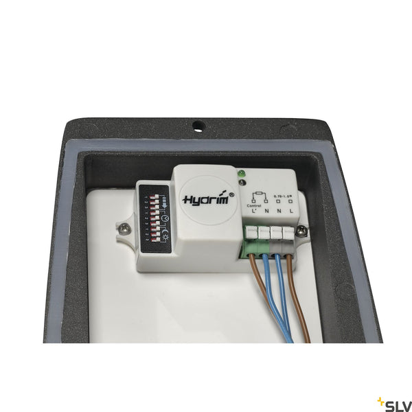 SLV MERIDIAN BOX wall and ceiling light, anthracite, E27, max. 20W, with motion sensor 230085