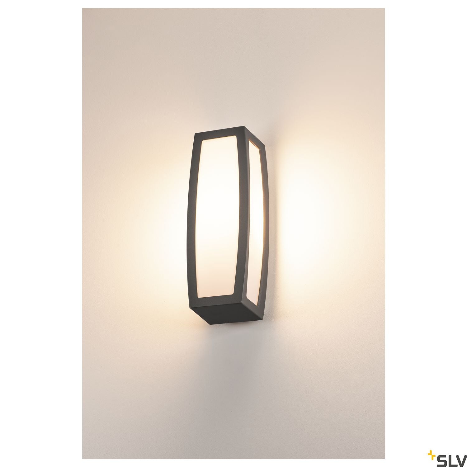SLV MERIDIAN BOX wall and ceiling light, anthracite, E27, max. 20W, with motion sensor 230085