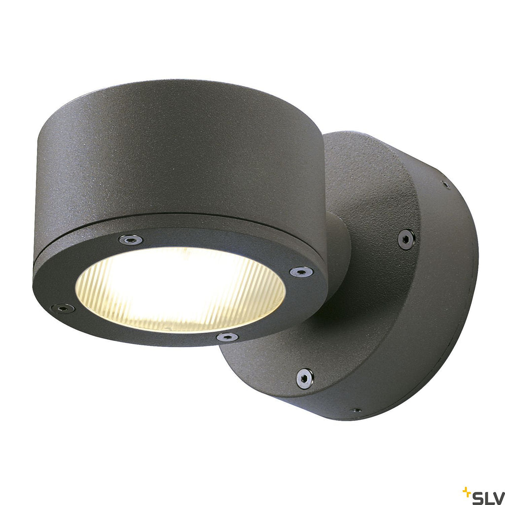 SLV SITRA WALL wall light, anthracite, GX53 Energy Saver, max. 9W, IP44 230355