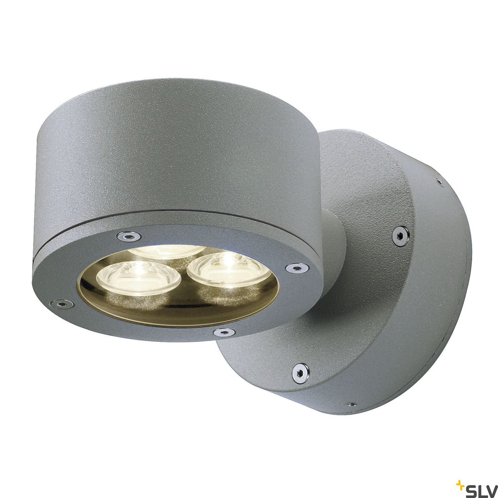 SLV SITRA WALL wall light, anthracite, GX53 Energy Saver, max. 9W, IP44 230355