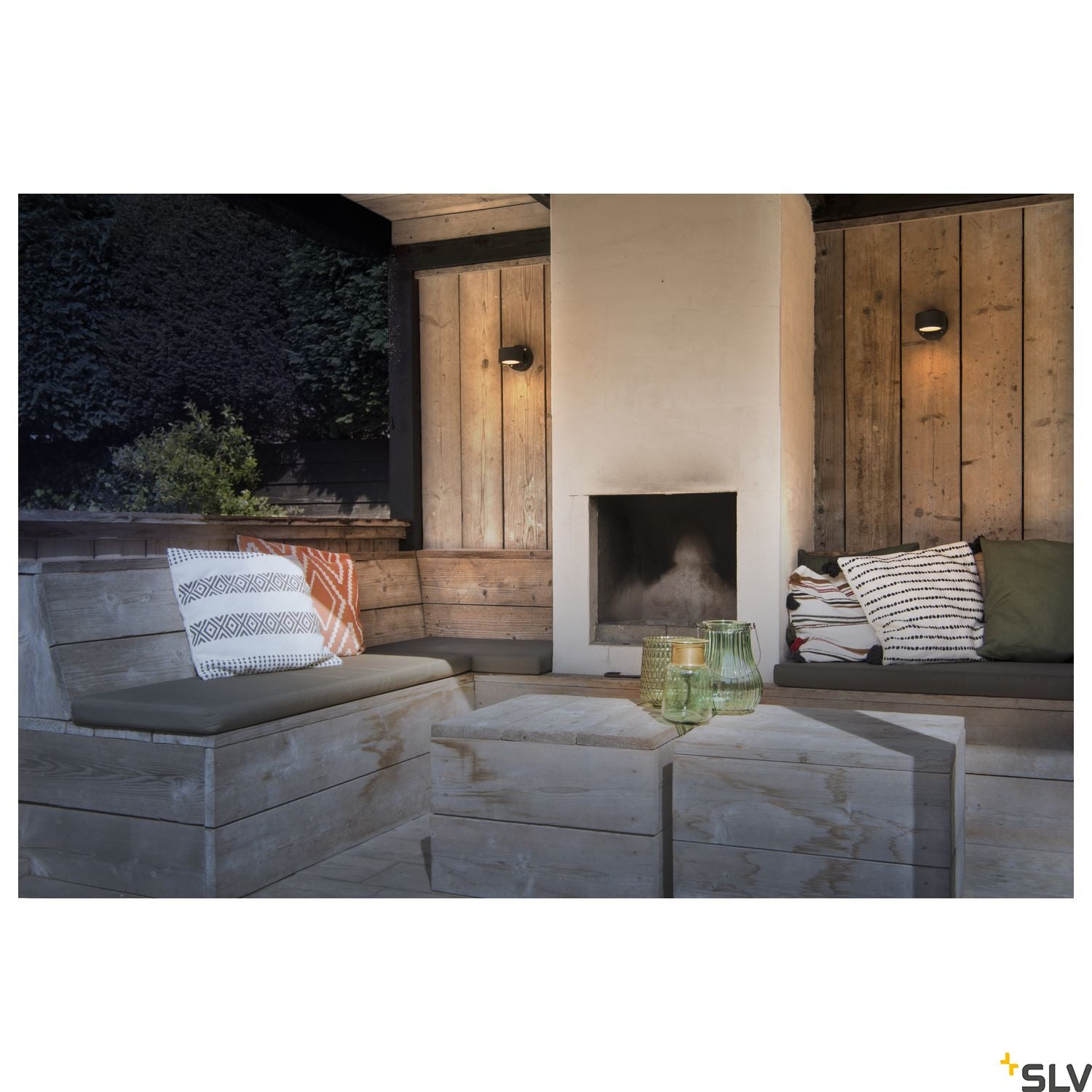 SLV SITRA WALL wall light, anthracite, GX53 Energy Saver, max. 9W, IP44 230355