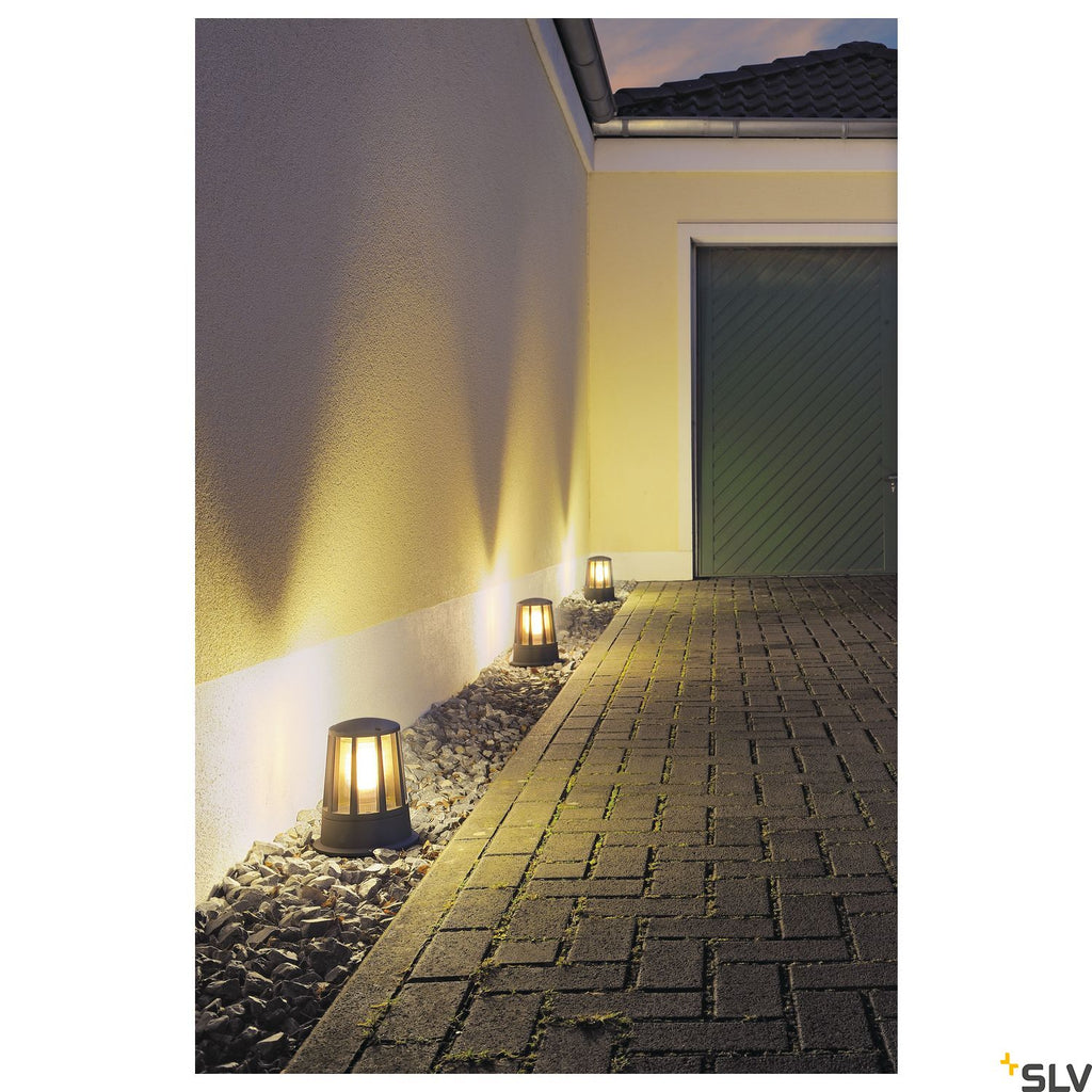 SLV CONE floor light, anthracite, E27, max. 100W, IP54 230435